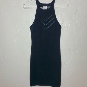 RVCA black knit dress